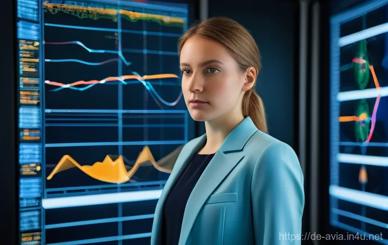 항공운항관리사 자격증 준비 스터디 - **A focused young German professional, either male or female**, sits attentively at a high-tech test...